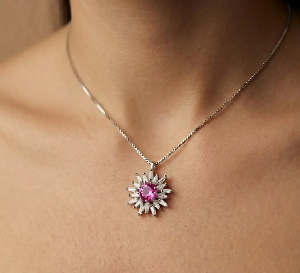 The Empress Baguette Starburst Pink