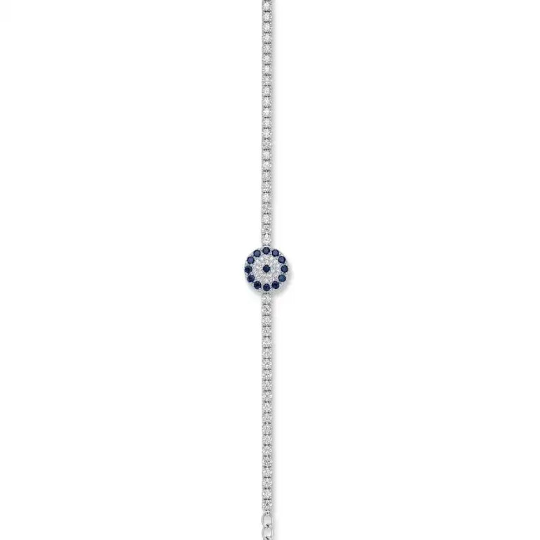 The Sapphire Eclipse Tennis Bracelet