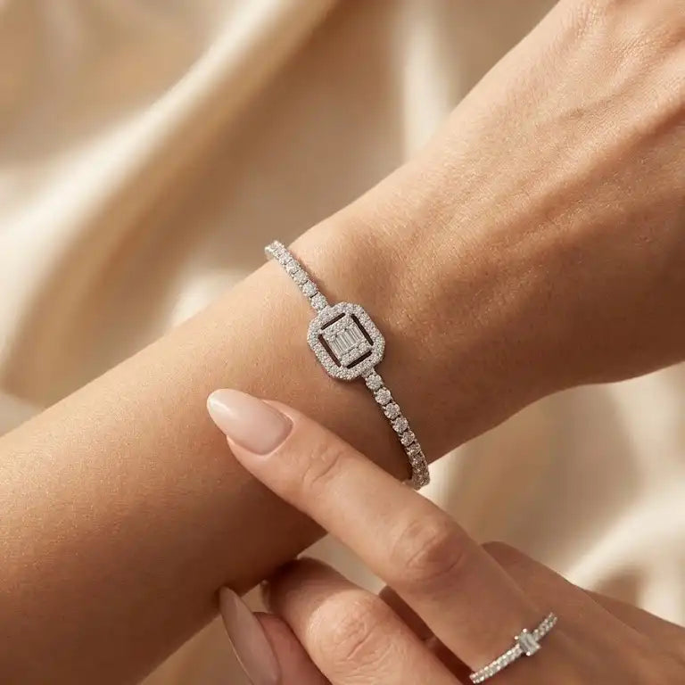 The Nexus Pavé tennis bracelet