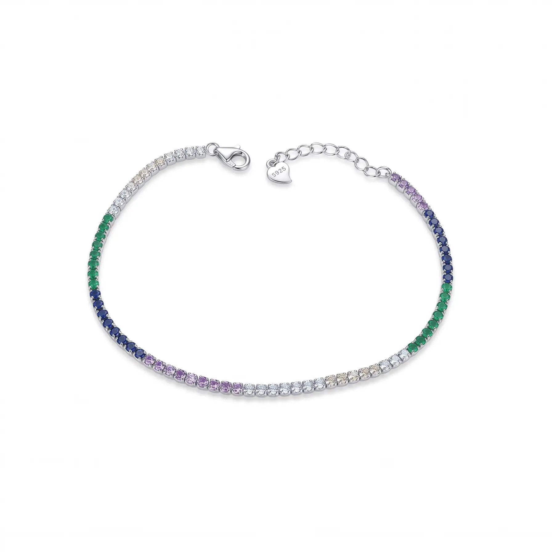 The Chroma Multi-Color Tennis Bracelet
