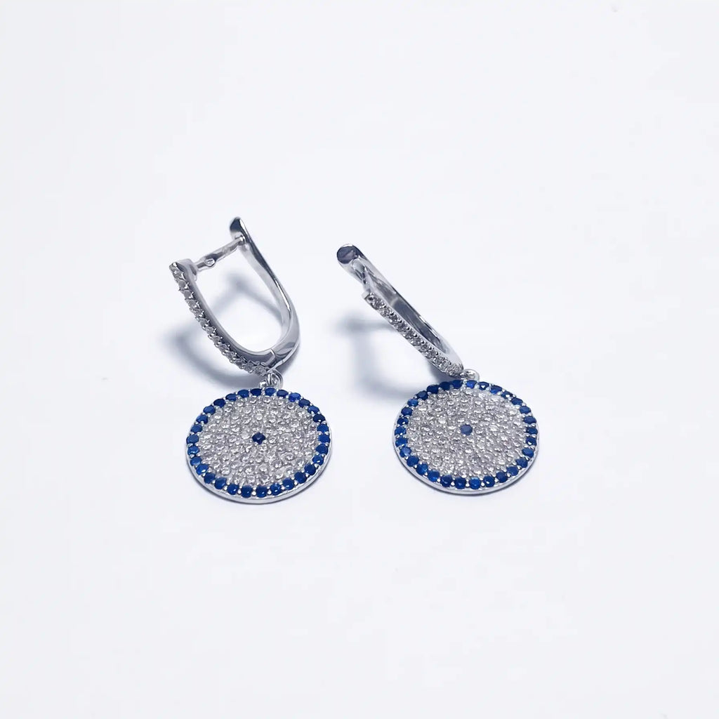 The Helix Pavé Drop Earrings