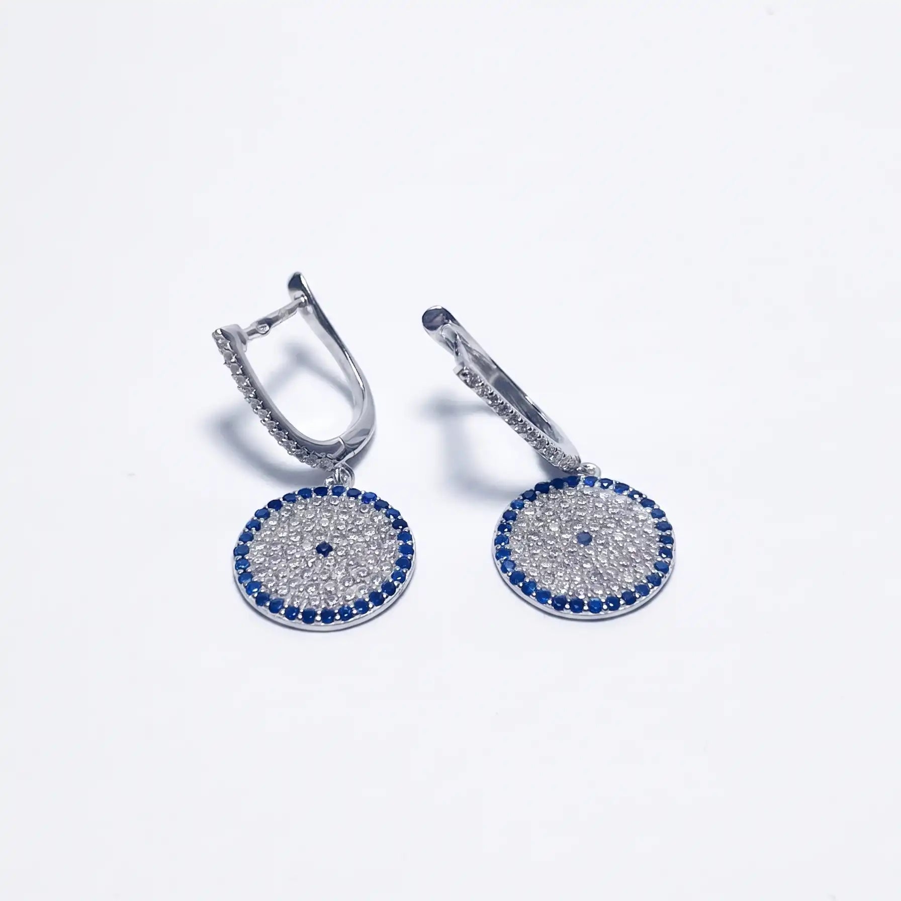 The Helix Pavé Drop Earrings
