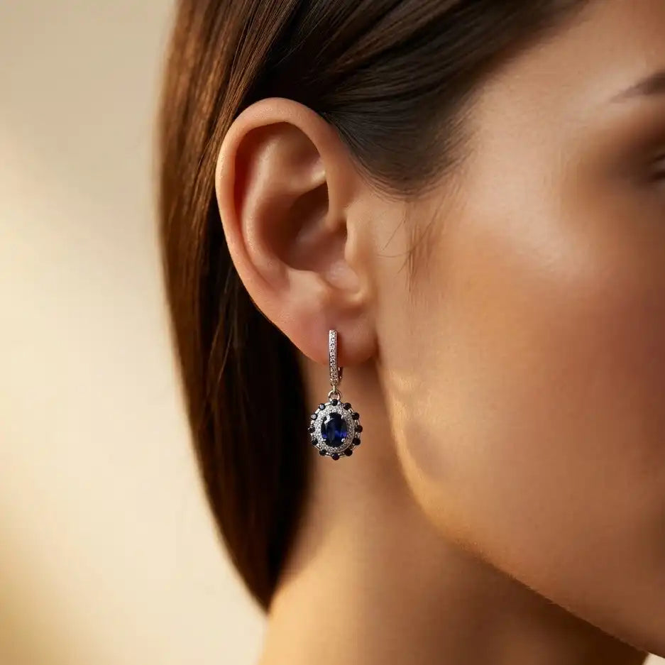 Blue Royal Azure Drop Earrings