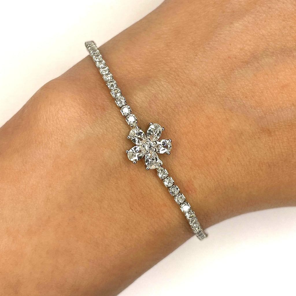 The Horizon Pavé Tennis bracelet