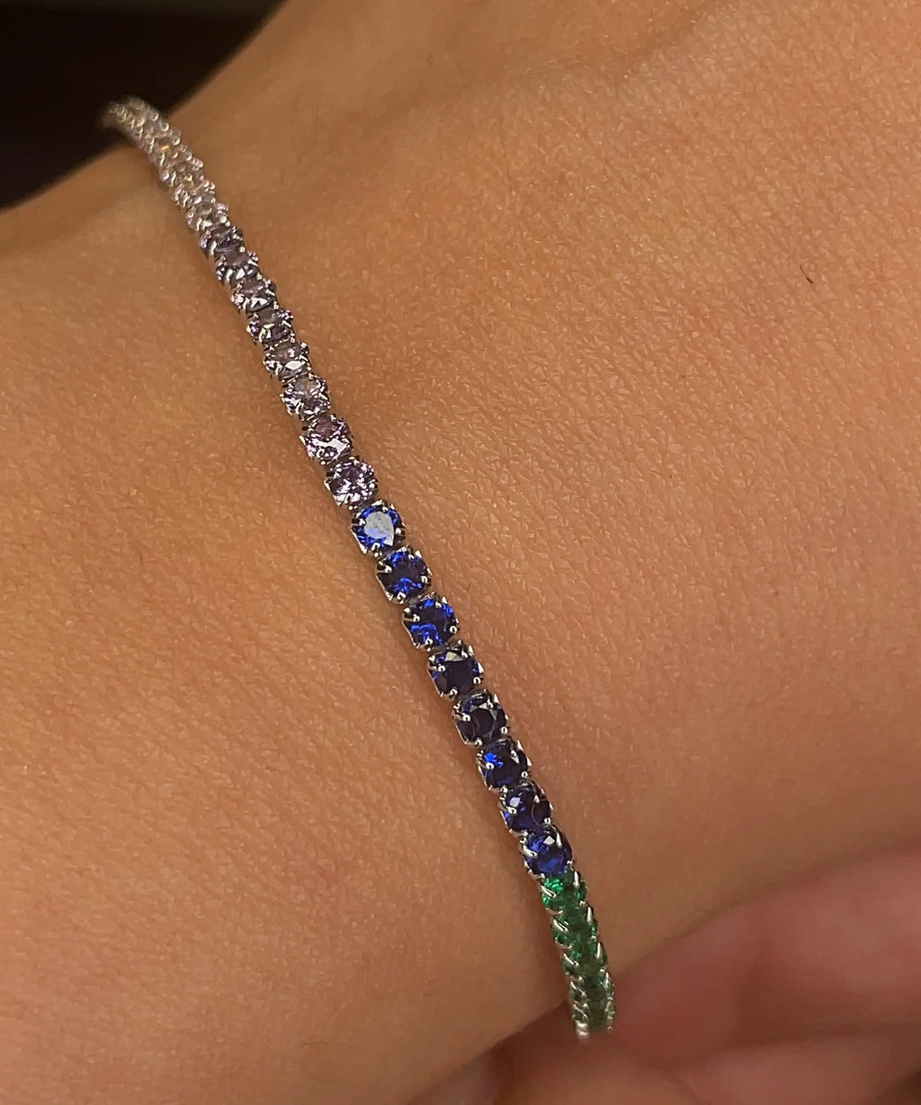 The Chroma Multi-Color Tennis Bracelet