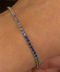 The Chroma Multi-Color Tennis Bracelet