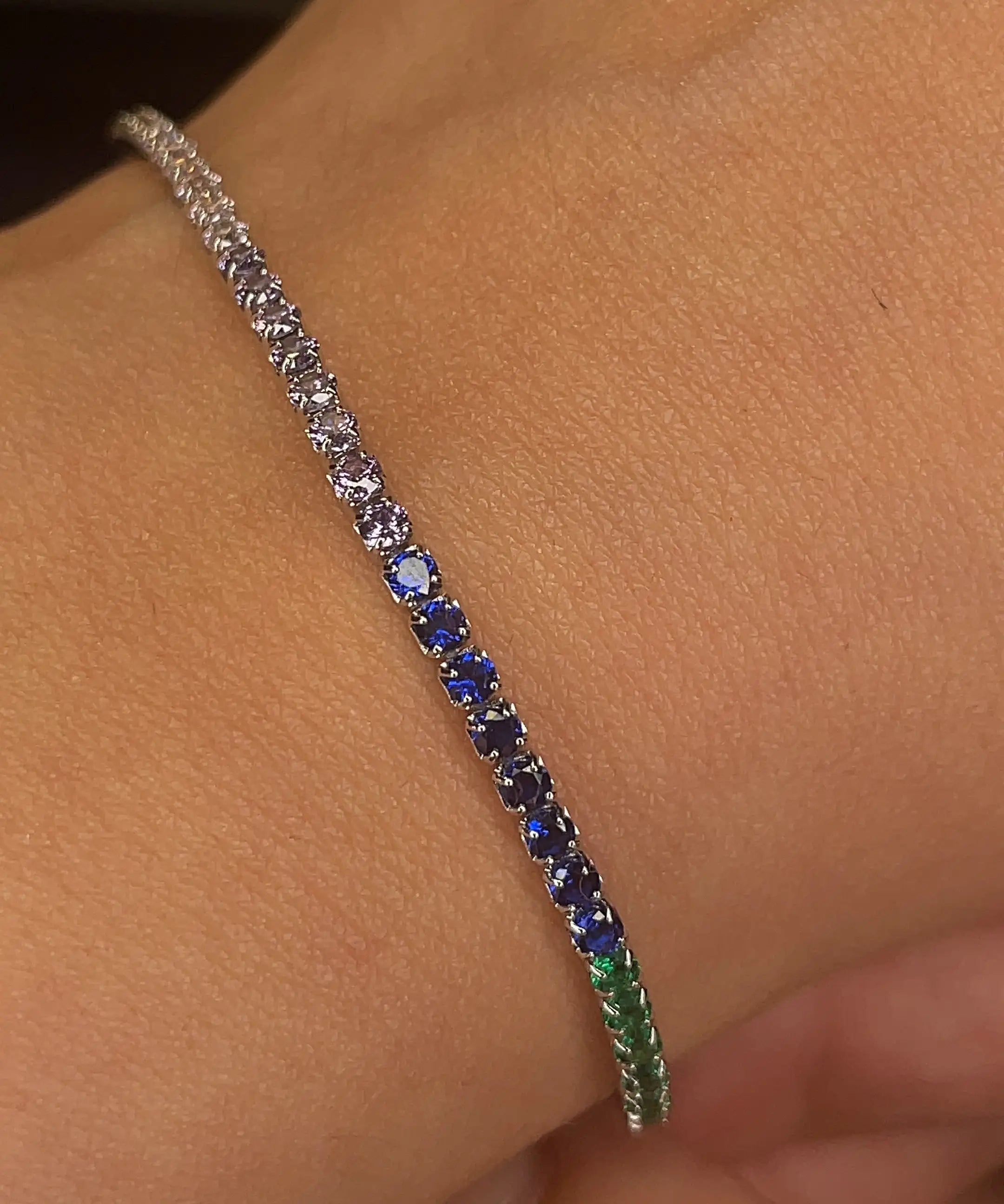 The Chroma Multi-Color Tennis Bracelet