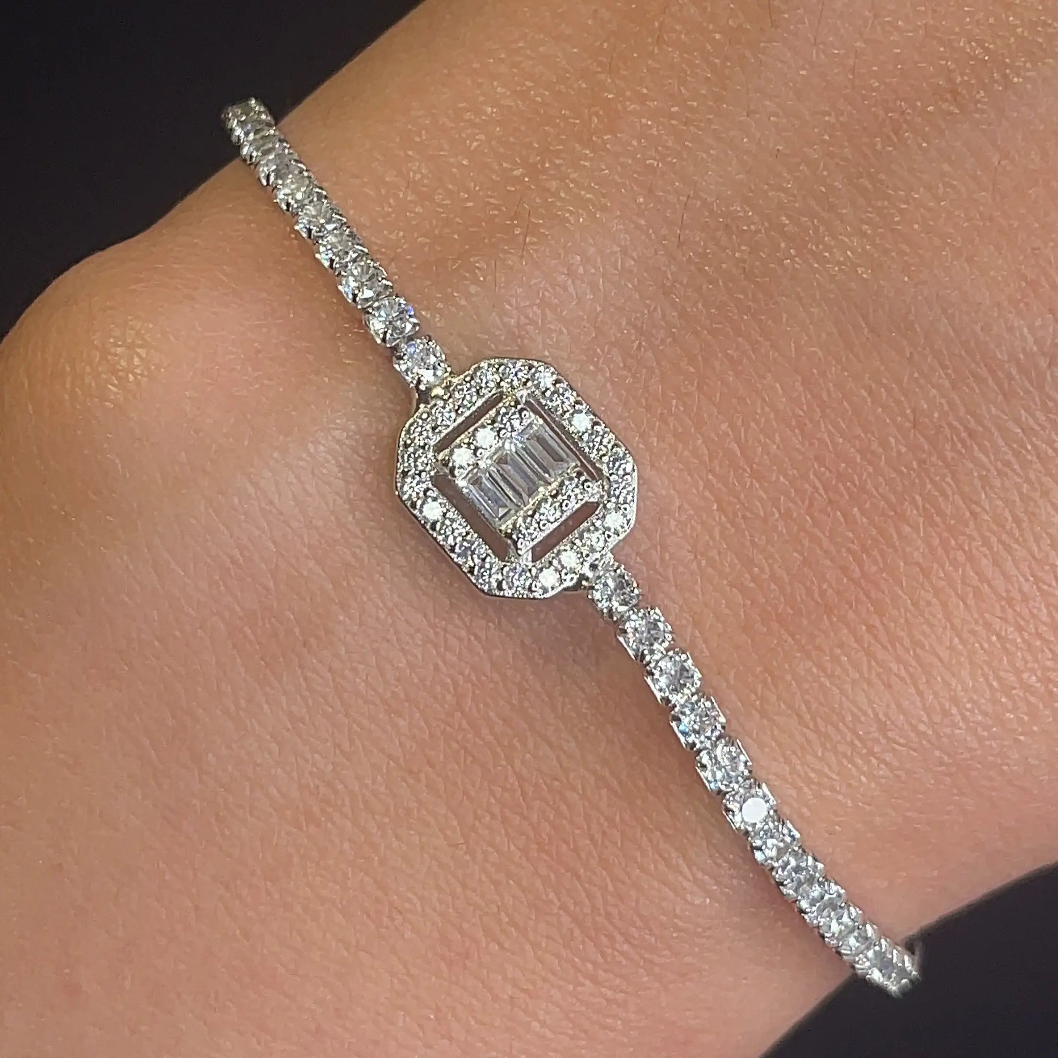 The Nexus Pavé tennis bracelet