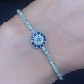 The Sapphire Eclipse Tennis Bracelet