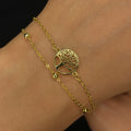 Tree of Life Double-Strand Bracelet