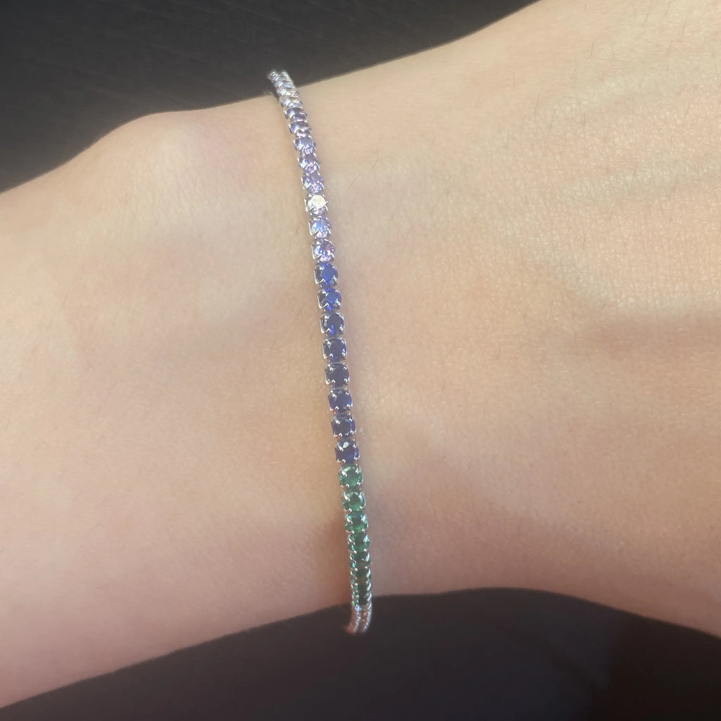 The Chroma Multi-Color Tennis Bracelet