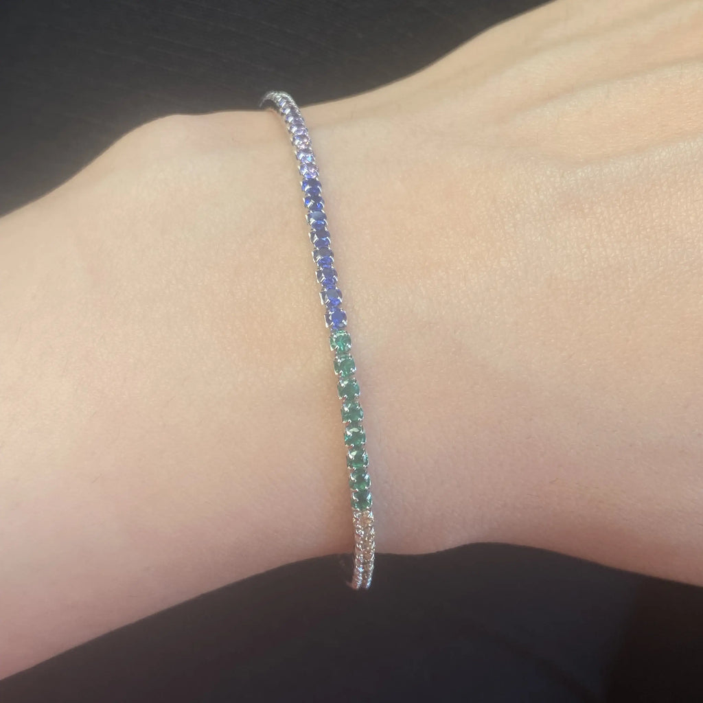 The Chroma Multi-Color Tennis Bracelet