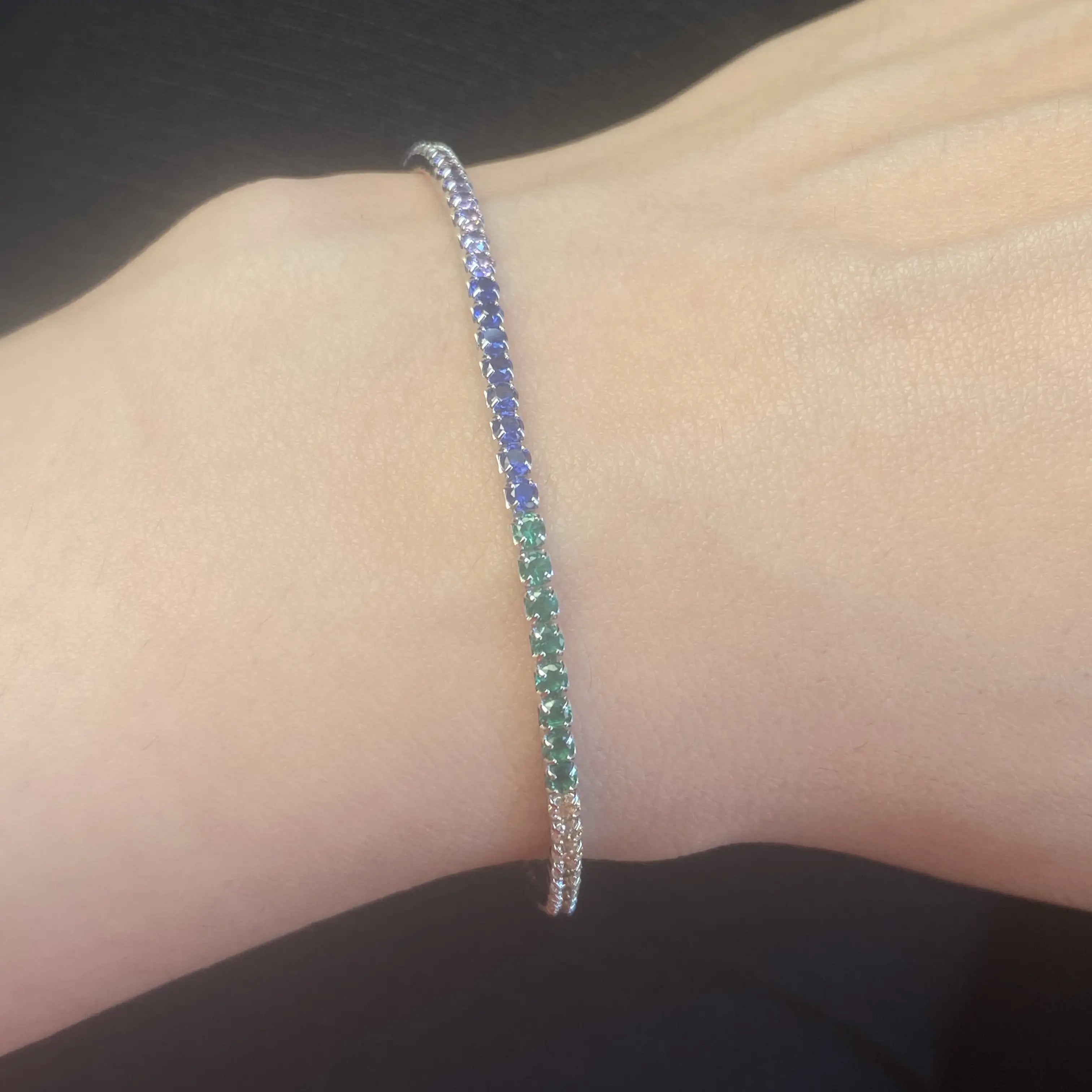 The Chroma Multi-Color Tennis Bracelet