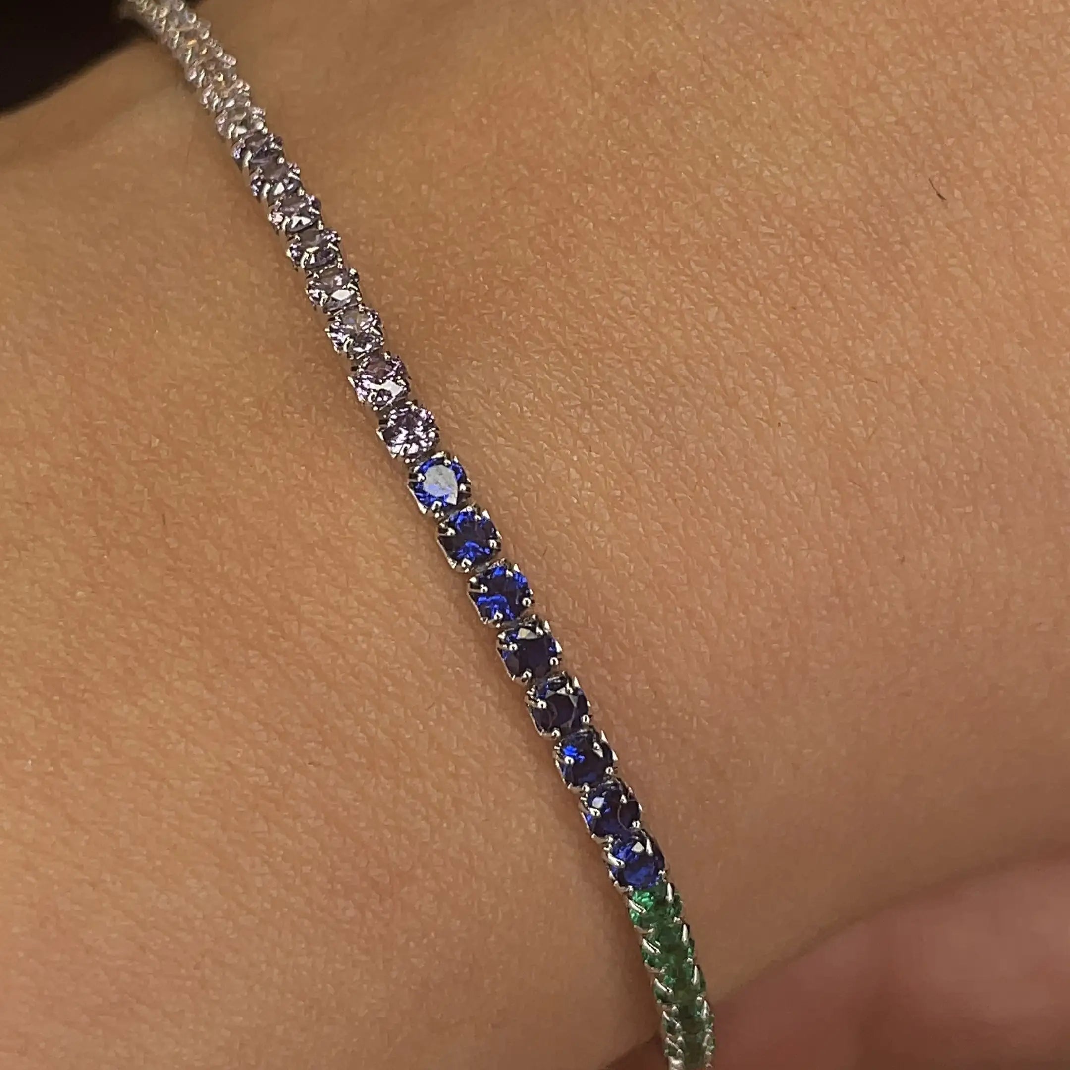 The Chroma Multi-Color Tennis Bracelet