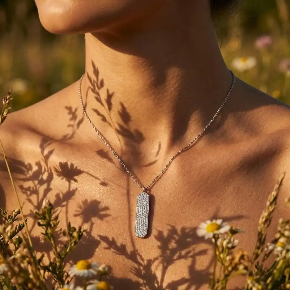 The Ivy Pavé Vine Necklace