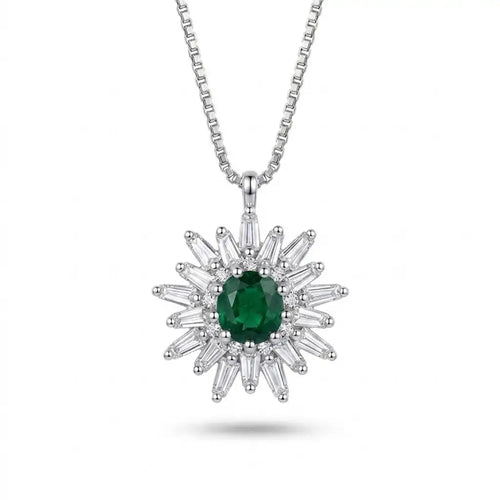 Empress Baguette Starburst Green