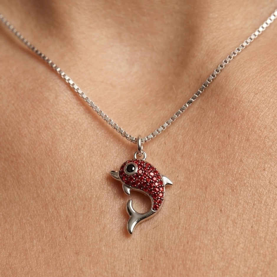 Joyful Dolphin Pendant