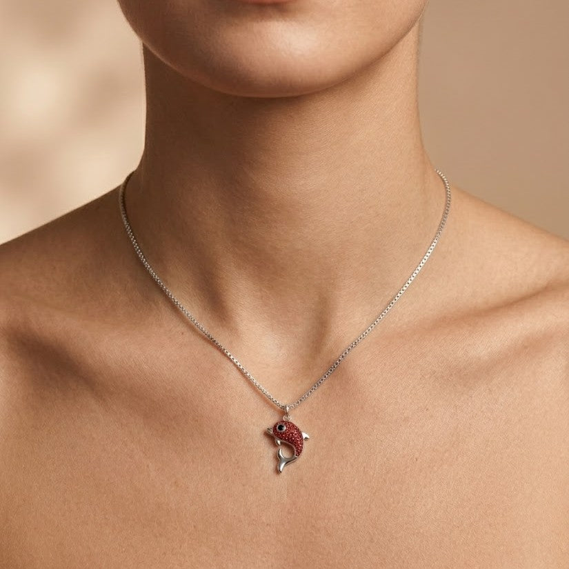 Joyful Dolphin Pendant