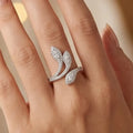 The Laurel Bloom Wrap Ring (Adjustable)