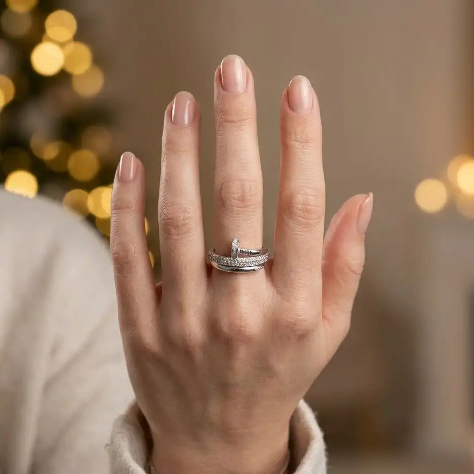The Quadra Luxe Eternity Ring