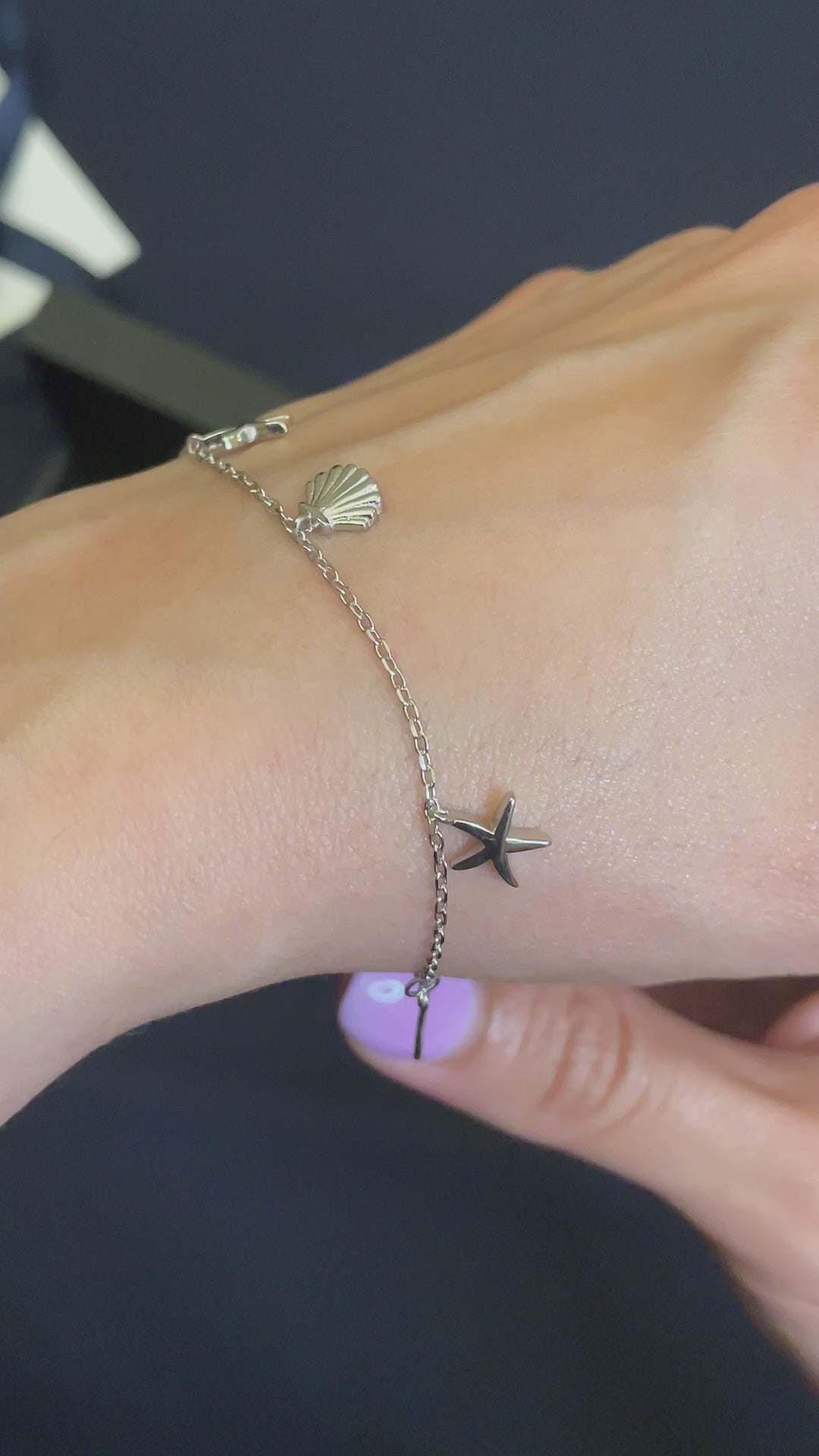 Sea Star & Shell bracelet