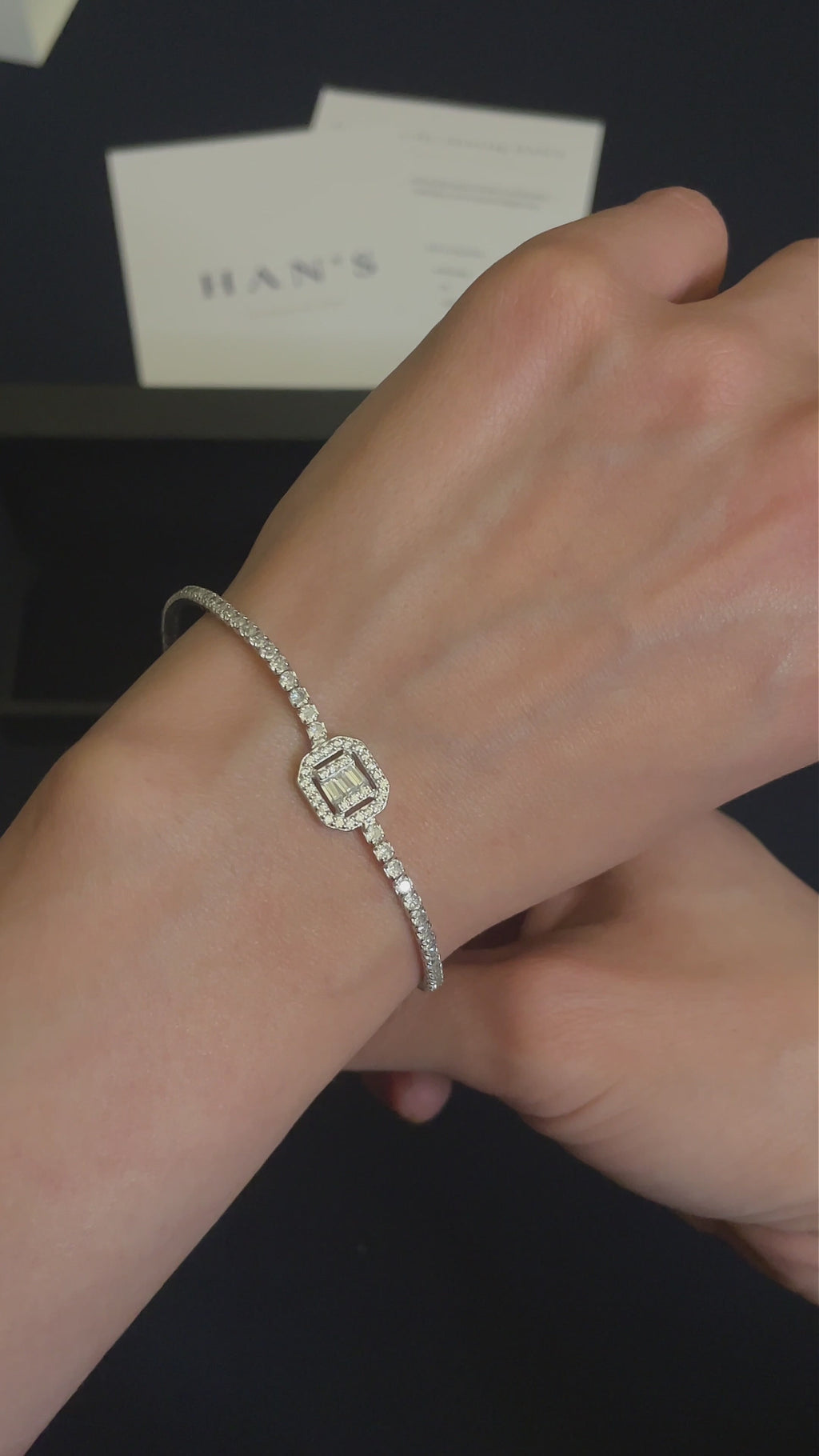 The Nexus Pavé tennis bracelet
