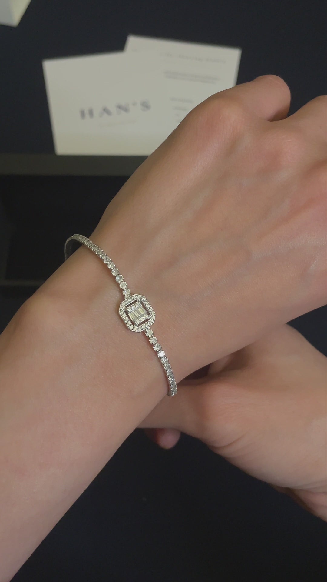 The Nexus Pavé tennis bracelet