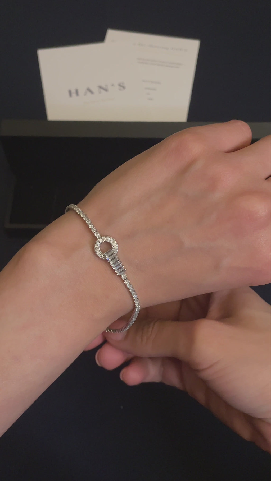 The Endless Aura Tennis bracelet