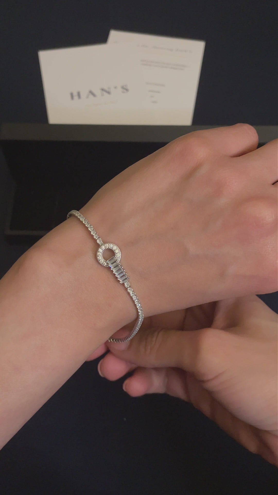 The Endless Aura Tennis bracelet
